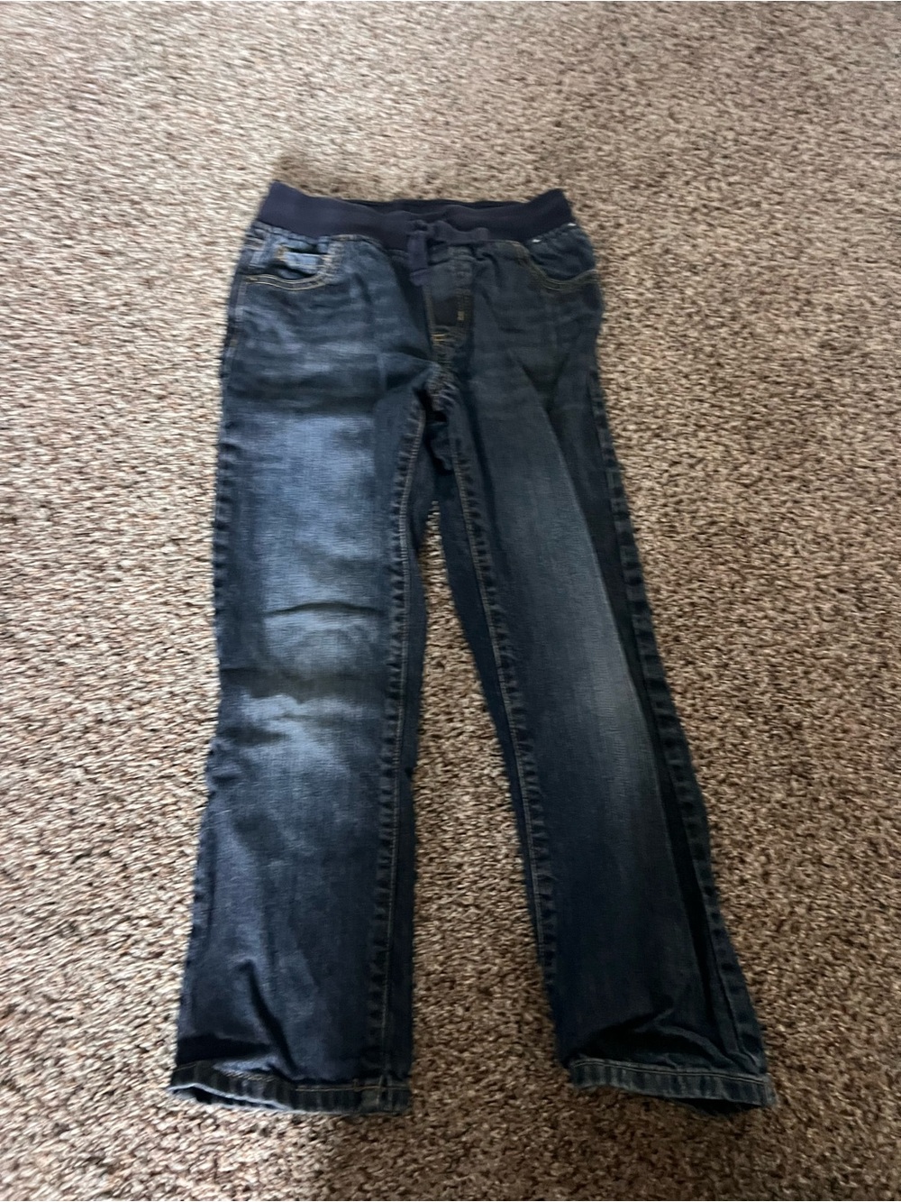 Gymboree Navy Blue Kids' Jeans with Elastic Waistband